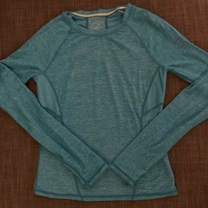 Turquoise Zella Girl long sleeved shirt